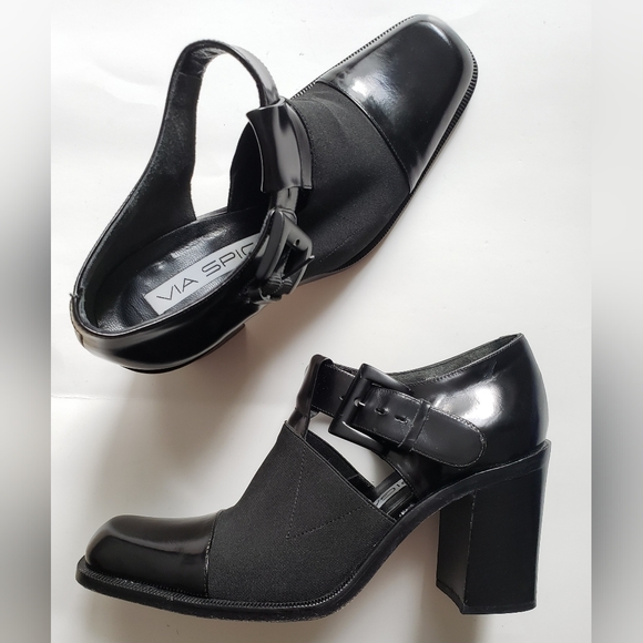 Via Spiga | T-strap Block Heels - Picture 5 of 13